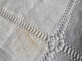 a close up of a piece of cloth with stitches on it