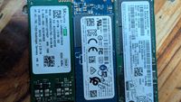 LOT DE 3 DISQUES DURS SSD MVE 256 GB - TVA RECUPERABLE (photo 2)