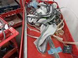 a lot of tools that are sitting in a red box