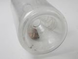 a glass jar with a small insect inside of it