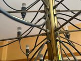 an image of a large umbrella with many wires