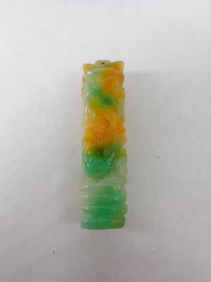 CHINE, pendentif en pierre à  décor de dragon, H 5,5 cm - Photo 1