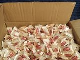 a cardboard box filled with a lot of food