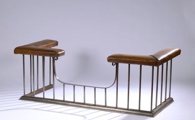two stools that are sitting next to each other