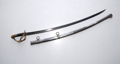 two swords, one with a gold handle and the other with a black handle