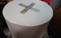 Table ronde ADDAIA KAVE HOME en ciment blanc Ø120 cm, convie… (photo 4)