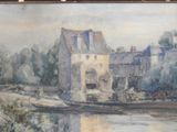 a picture of a painting on the wall of a building