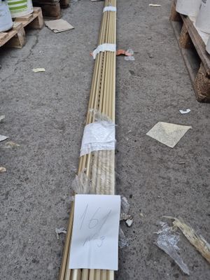 Lot de 15 profils en aluminium, longueur 2,5 m, finition bei…