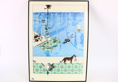 une image représentant un chat et un chien posés sur une table