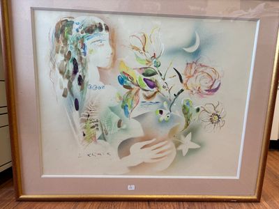 Ludwik KLIMEK (1912-1992) Bouquet de fleurs