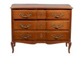 image d'une commode en bois sur fond blanc