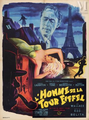 a poster for the movie home of the tour eiffel