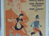 Affiche française du film « Le Bébé de l'Escaron », réalisé par Michel Simon