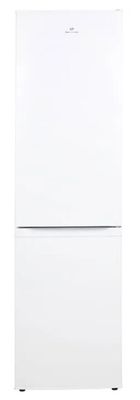 a white refrigerator freezer sitting on top of a white counter