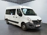 a white van that is parked inside of a building