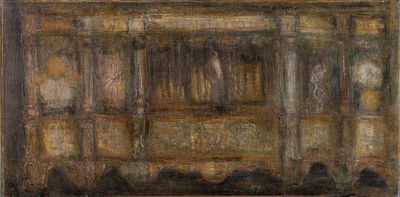 Hervé THIBAULT (né en 1944) Orgue mécanique Huile sur toile,… - Photo 1