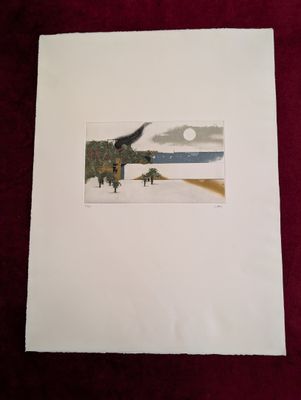 Beeri Tuvia (1920-2022) - Gravure polychrome, signée Beeri -… - Photo 1