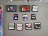many different types of video game cards on the table