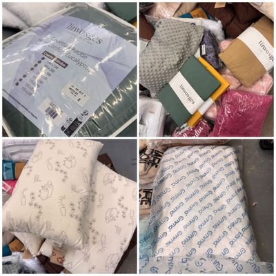 plusieurs photos montrant divers objets contenus dans une boîte