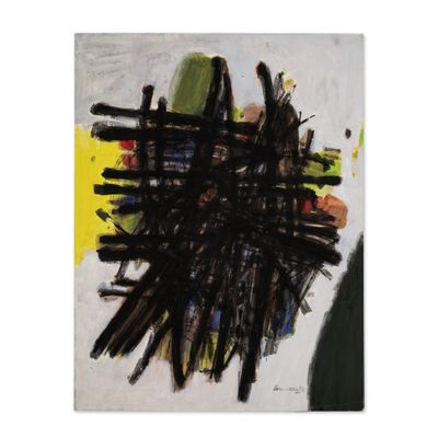 une image représentant un tableau sur lequel on voit un tas de bâtonnets posés sur une table