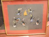 a picture of a picture of a group of people on fire