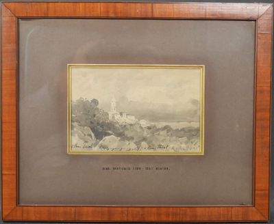 une image d'une photo d'un tableau représentant un paysage