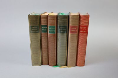 BIBLIOTHEQUE DE LA PLEIADE, Six ouvrages comprenant : - Photo 1