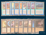 a lot of cards that are sitting on a table