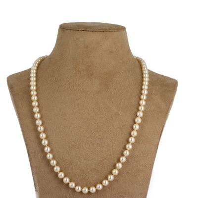 gros plan d'un collier sur un mannequin mannequin