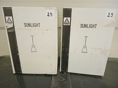 @@@ 2 suspensions SUNLIGHT ref ID19048WT - NEUF EN CARTON - …