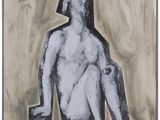 une image représentant un tableau dans lequel figure un homme assis par terre