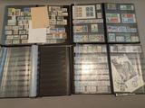 many different types of stamps on a table