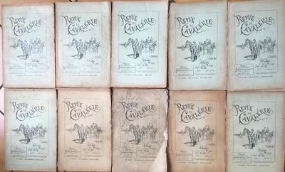 Revue De Cavalerie Année 1900 10 fascicules Chez Berger Levr…