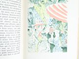 an open book with a picture of a man and a woman on it