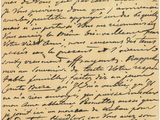 a letter written in black ink on a piece of paper