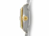 an image of a close up of a watch on a white surface