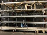 a large rack that has many pieces of wood on it