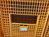 many baskets that are stacked on top of each other