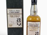 a bottle of chichibu whisky next to a box
