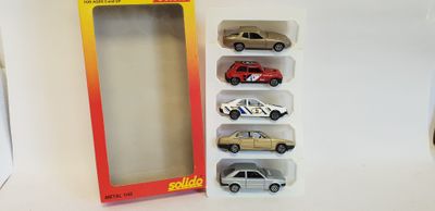 SOLIDO série "1300" peu fréquent boitage contenant 5 modèles…