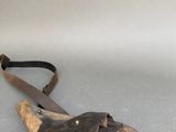 an old pair of shoes that are on the floor