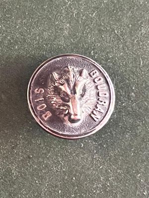 IDF. Bouton de gilet de l'équipage de Bois Boudran (1836-191…