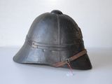 a helmet that is sitting on a table