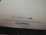 a close up of the back of a laptop computer