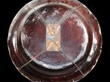 an image of a glass plate with a design on it