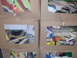a cardboard box that has a bunch of items inside of it