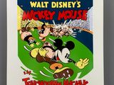 l'affiche du film « Mickey Mouse » de Walt accrochée au mur