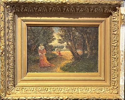 Dans le goût de Adolphe MONTICELLI (1824-1886).