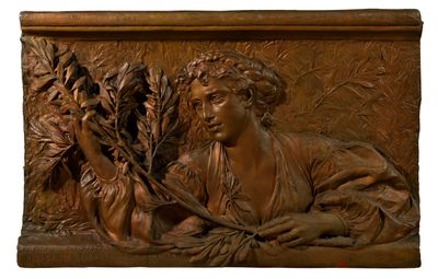 Francesco JERACE (1853-1937) « Allégorie de la CALABRE recon…