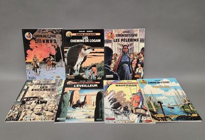 LOT de sept BD AUCLAIR : "Simon du Fleuve Les esclaves", "Si…